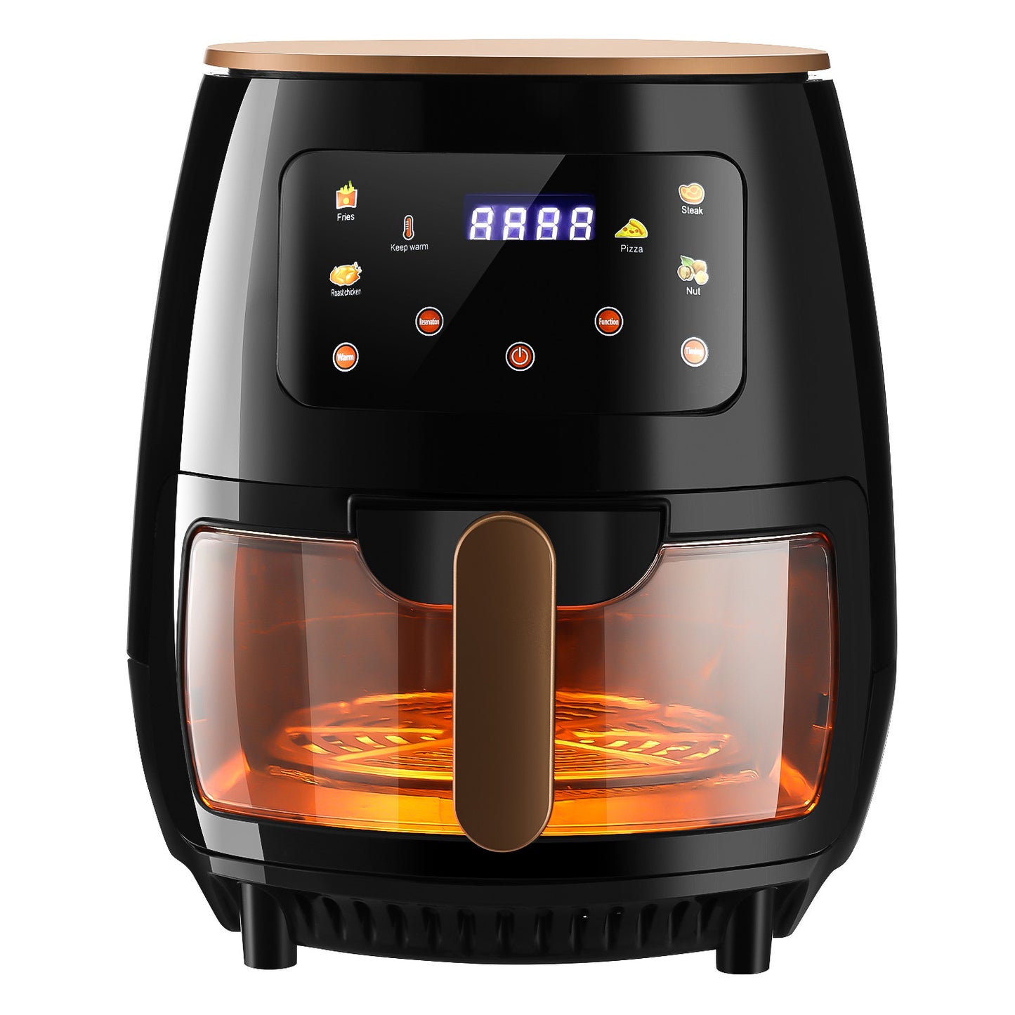 8L Heißluftfritteuse 1400W Heissluft Fritteusen Heißluft Ofen Friteuse Digitale