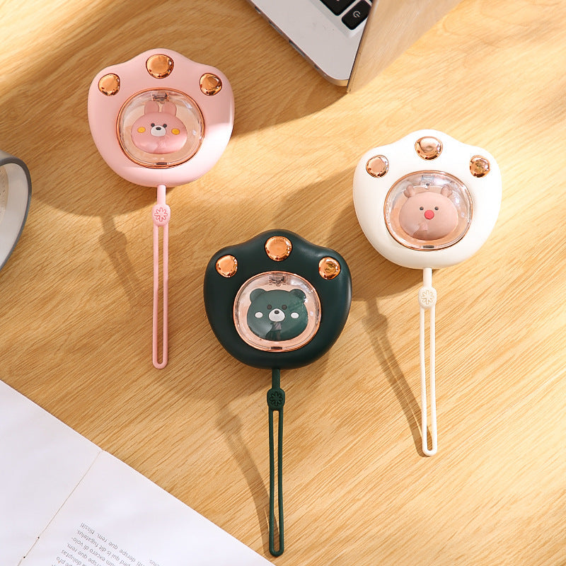 Mini-Handwärmer, elektrisch, Katzenpfote, süße Kralle, Winterheizung, schnelle Erwärmung, wiederaufladbar über USB, tragbar, kleiner Mini-Handwärmer