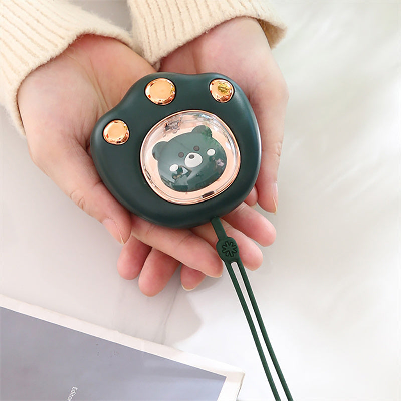 Mini-Handwärmer, elektrisch, Katzenpfote, süße Kralle, Winterheizung, schnelle Erwärmung, wiederaufladbar über USB, tragbar, kleiner Mini-Handwärmer