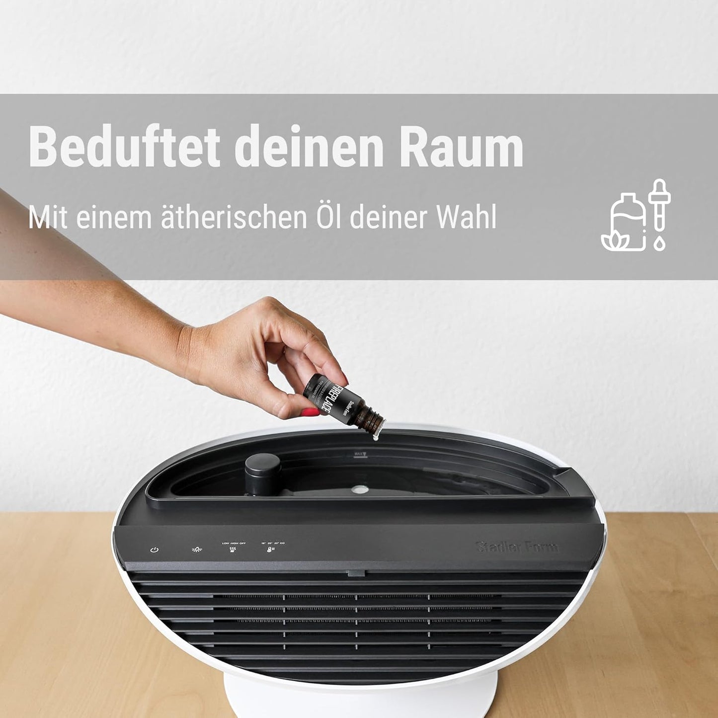 Kamin elektrisch, LED, Kaminfeuer-Optik, Fireplace, russfrei, leistungsstark, effiziente Temperaturregulierung, 4 Farben, weiß