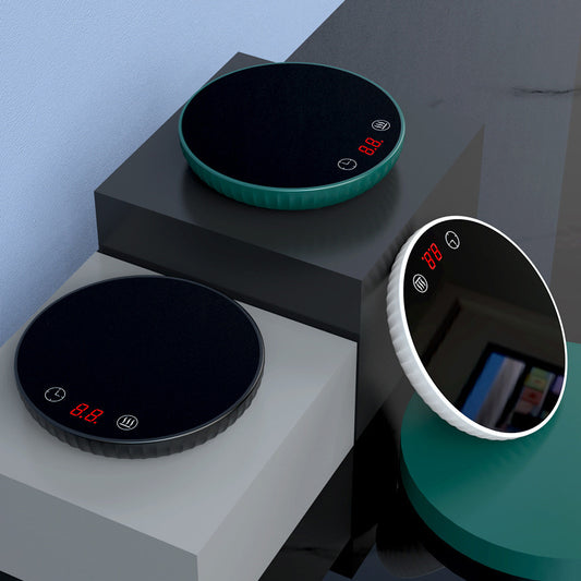 Elektrischer wasserdichter Touch-Tassenwärmer, Heizmatte, Pad-Heizung für Tee, Kaffee, Milch, Home Office, elektrischer Hand-Schnellheizer