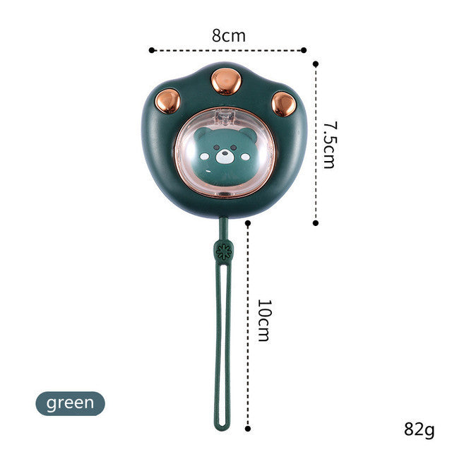 Mini-Handwärmer, elektrisch, Katzenpfote, süße Kralle, Winterheizung, schnelle Erwärmung, wiederaufladbar über USB, tragbar, kleiner Mini-Handwärmer