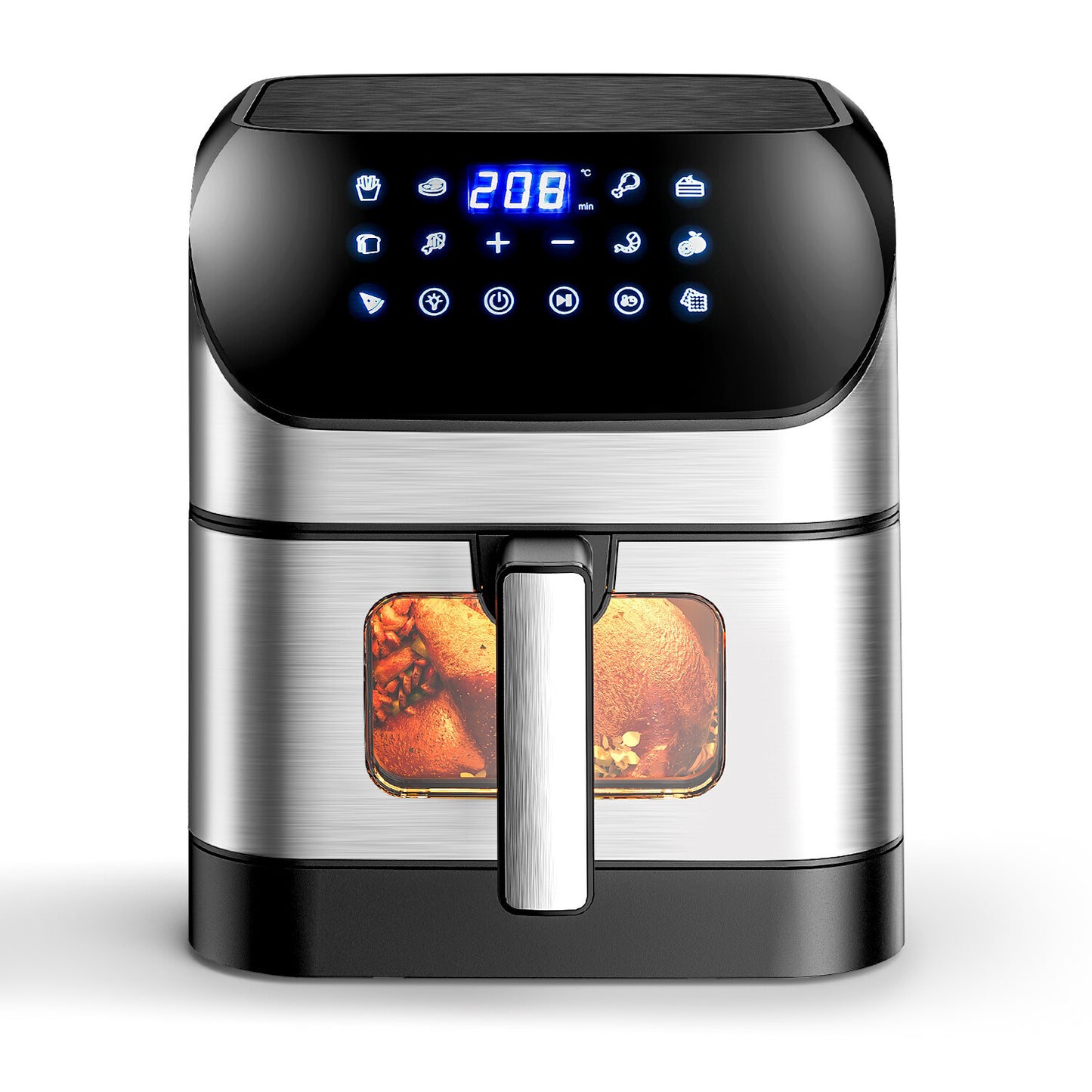 Air fryer Backofen Fritteusen Heißluft Friteuse Schwarz