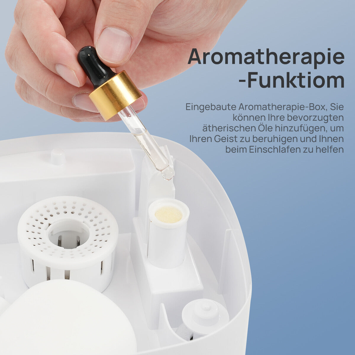 Luftbefeuchter Pflanzen Humidifier Ultraleise mit Feuchtigkeitsanzeige 4000ml DE